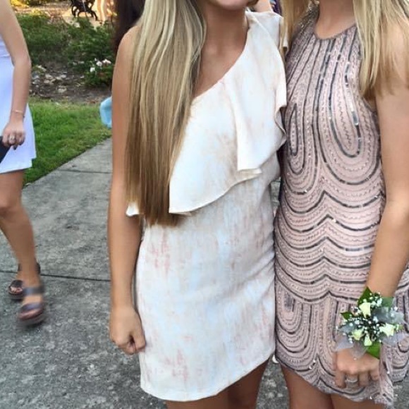 BCBGeneration One Shoulder Cocktail Dress - Picture 4 of 4